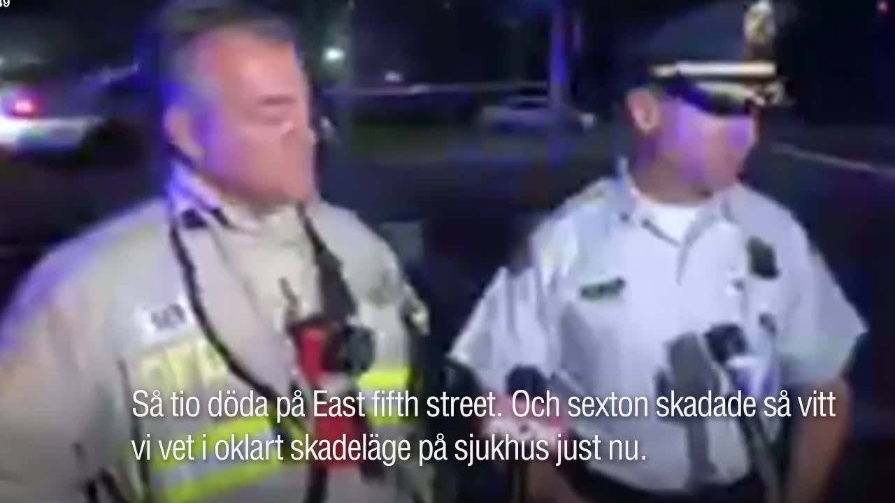 Polisen: ”Den misstänkte avfyrade flera skottsalvor”