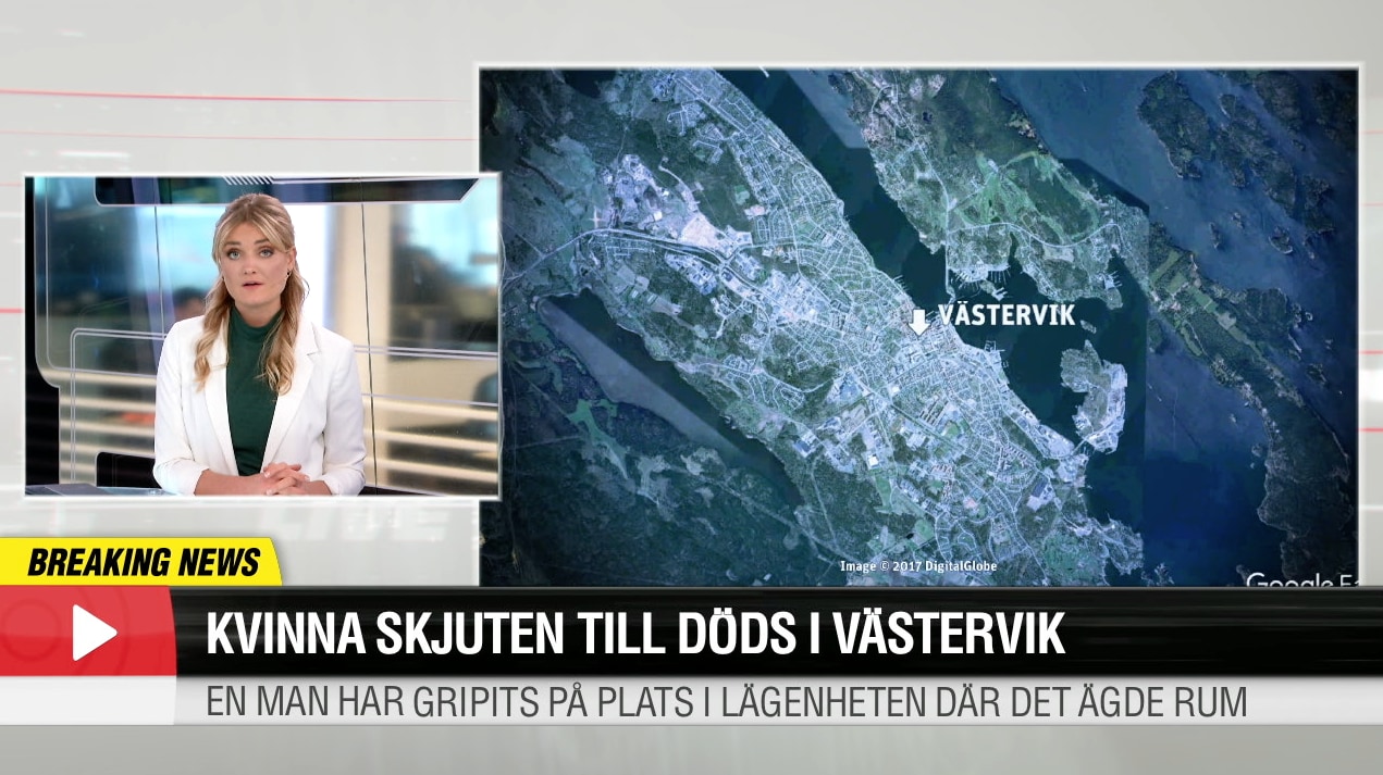 Kvinna i Västervik skjuten till döds