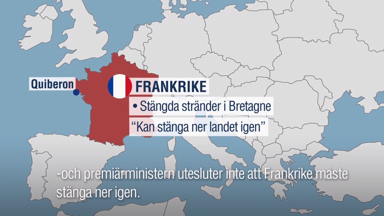 Se grafiken: Så stänger världen ner igen