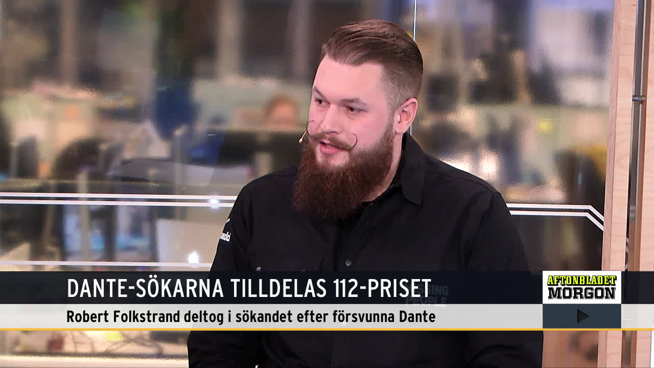 Dante-sökarna tilldelas 112-priset "En väldigt stor ära"