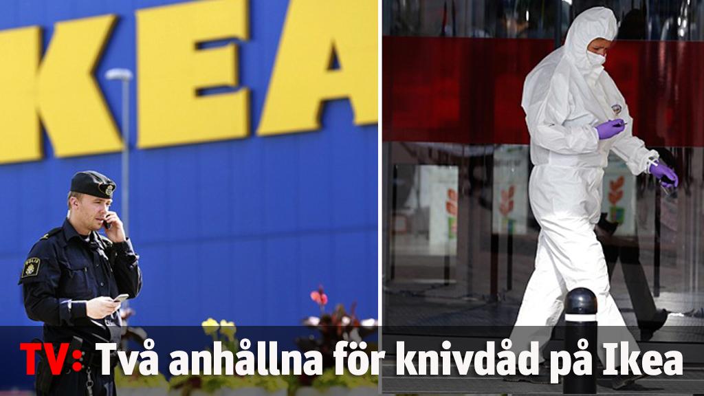 Två anhållna för knivdåd på Ikea