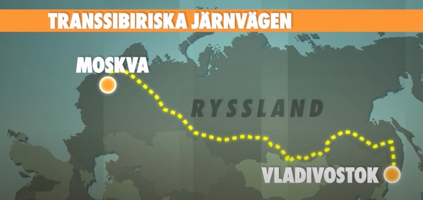 Res klimatsmart med tåg: Transsibiriska järnvägen