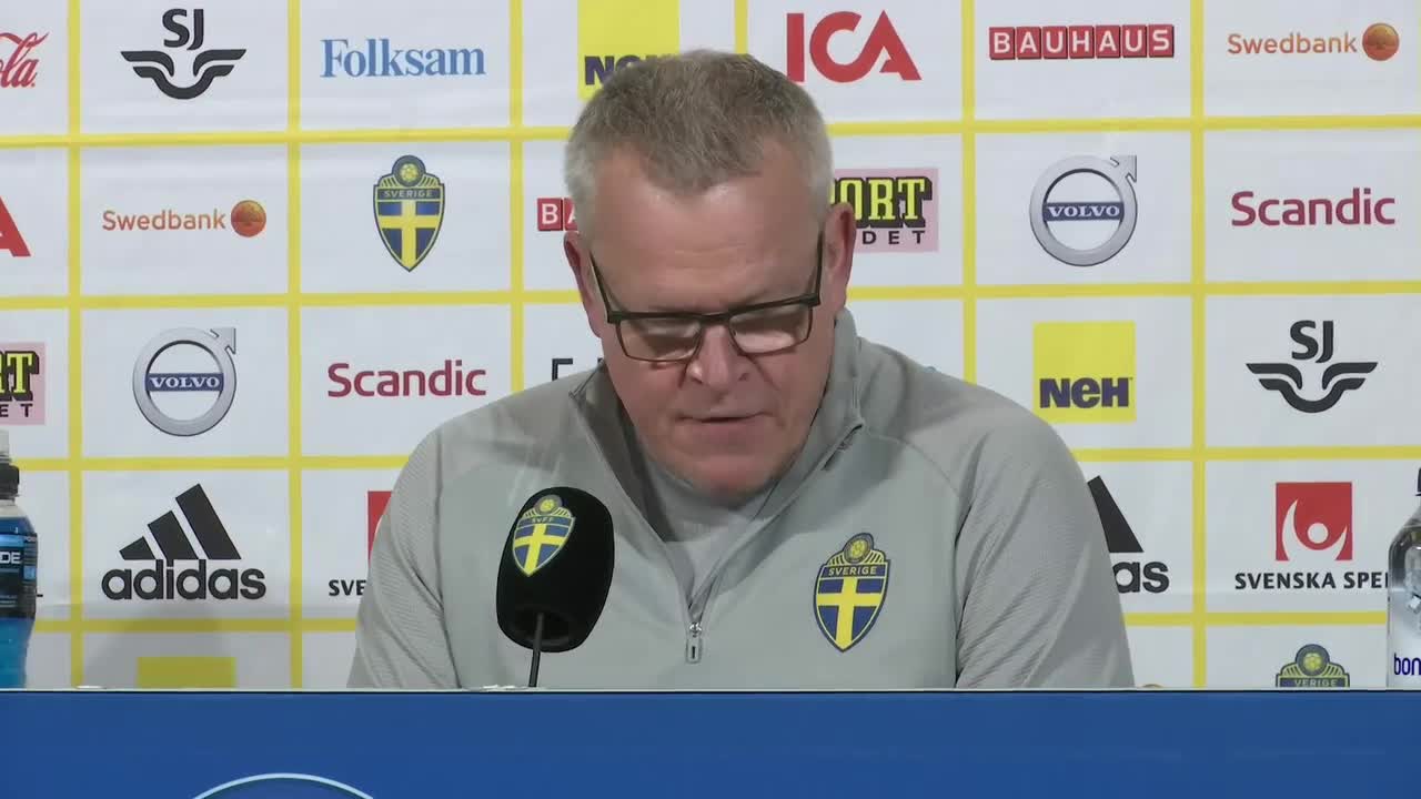 Janne Andersson om elvan mot Estland