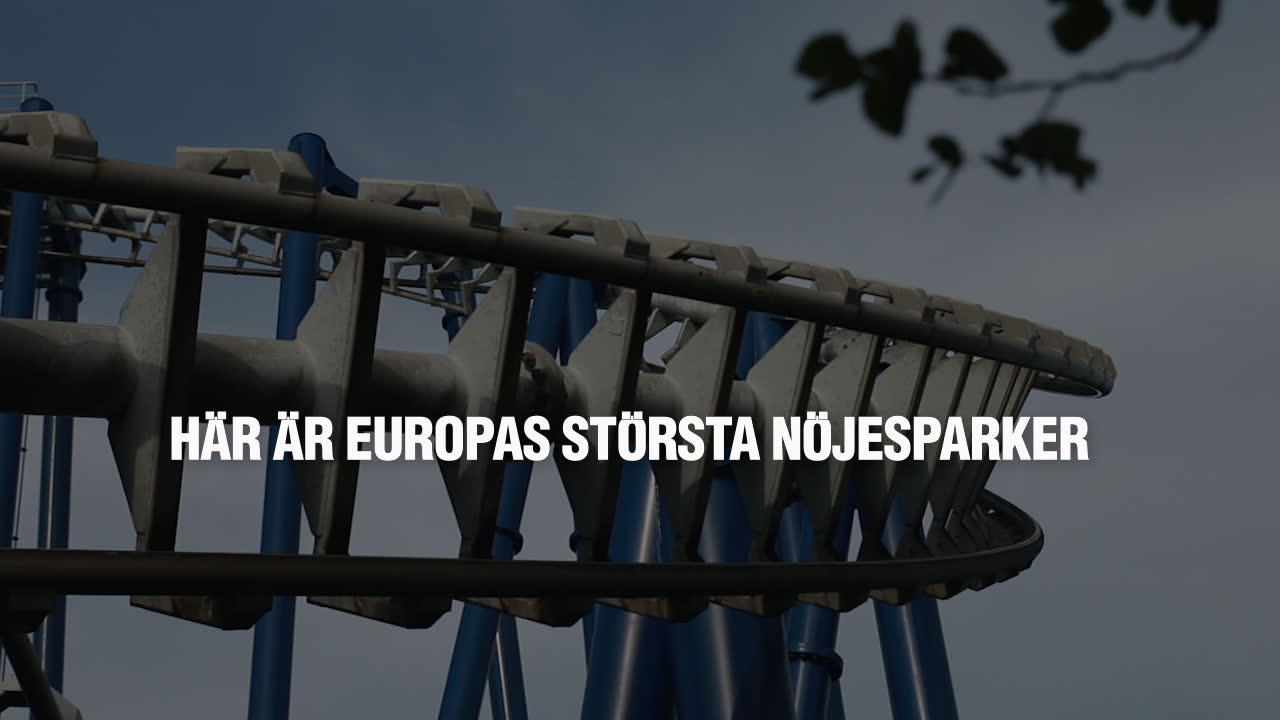 Här är Europas 5 största nöjesparker