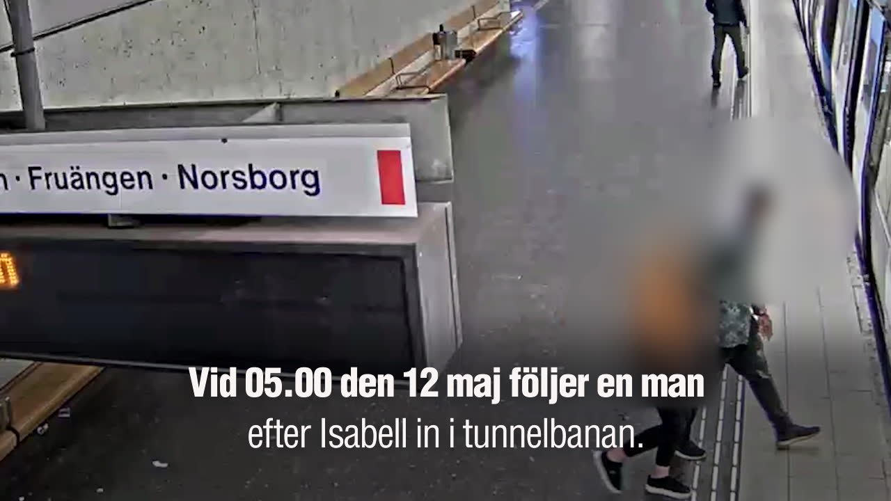 Förföljde kvinna i tunnelbana – har nu gripits