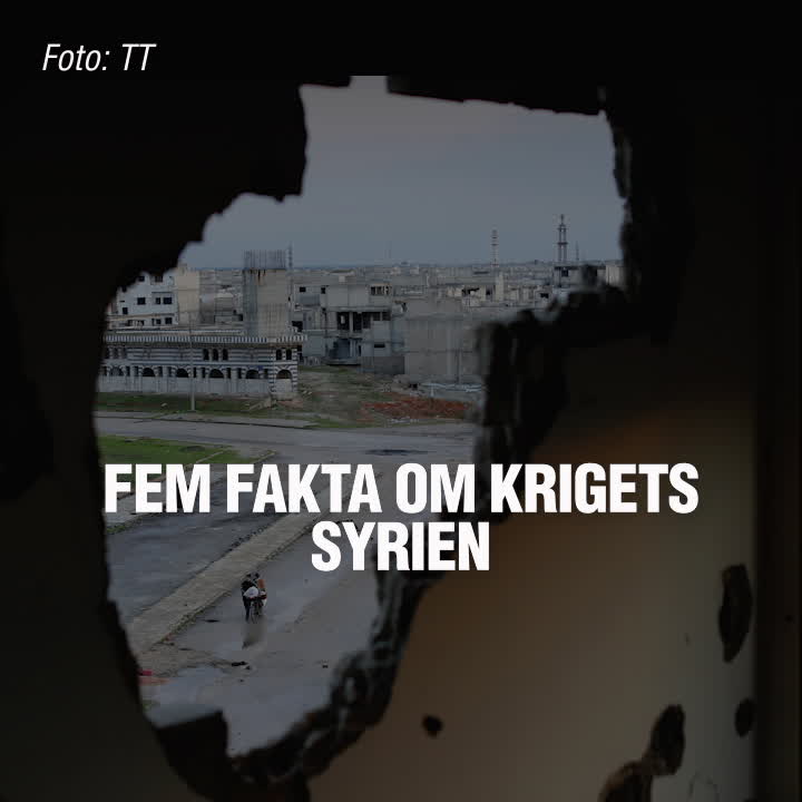 Fem fakta om krigets Syrien