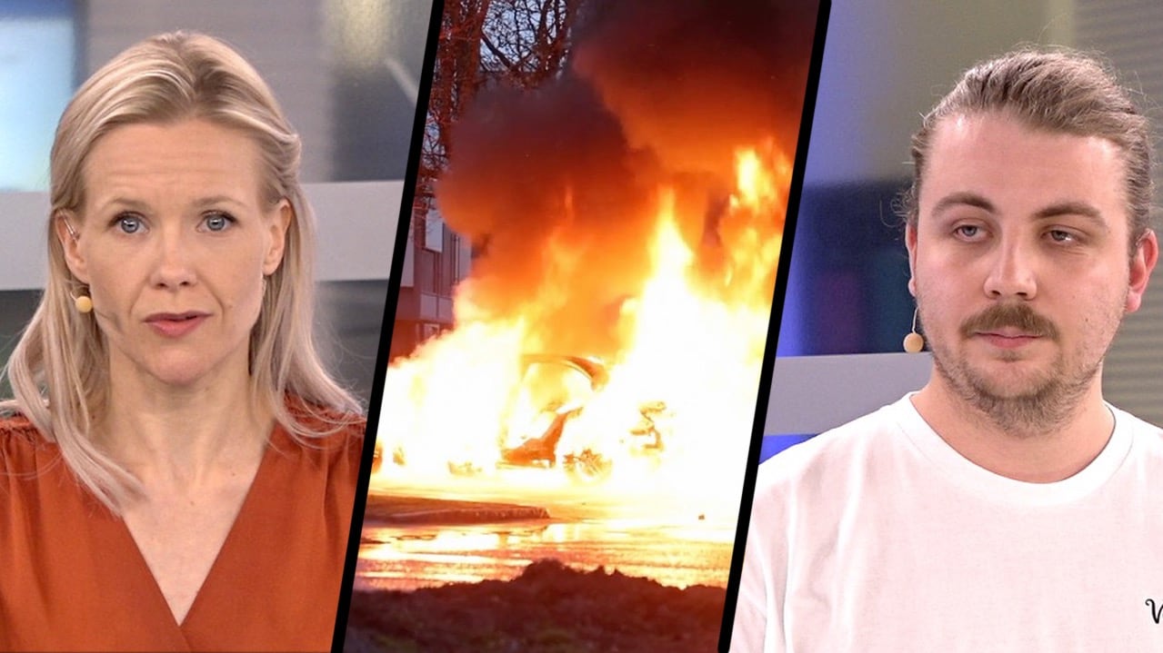 Se bilbränderna i Norrköping - våldsamma upploppet sprider sig