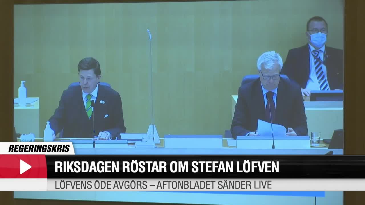 Här väljs Stefan Löfven till statsminister – igen