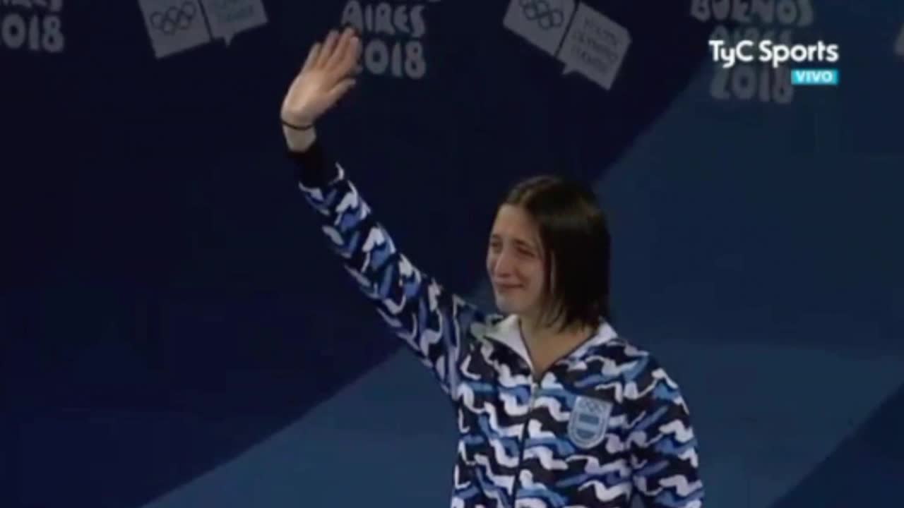 Se tårfyllda gesten efter OS-medaljen