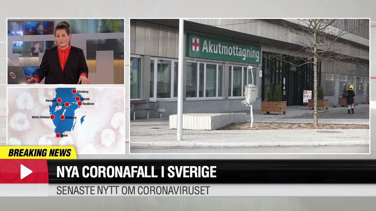 Nya coronafall i Sverige