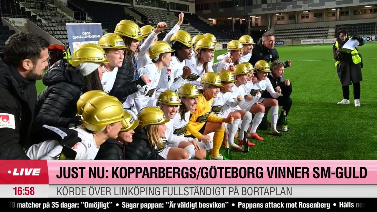Se Göteborgs guldfirande efter krossen