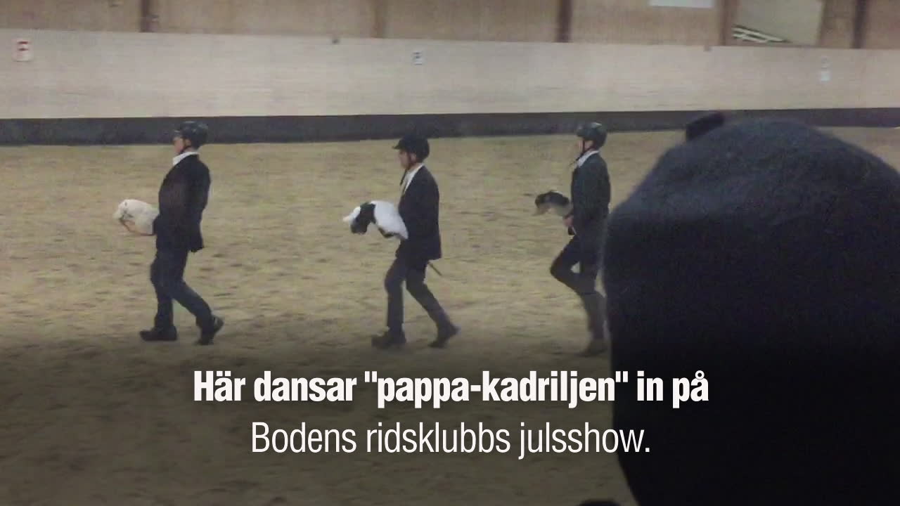 Här tar de dansande papporna över Bodens ridklubb