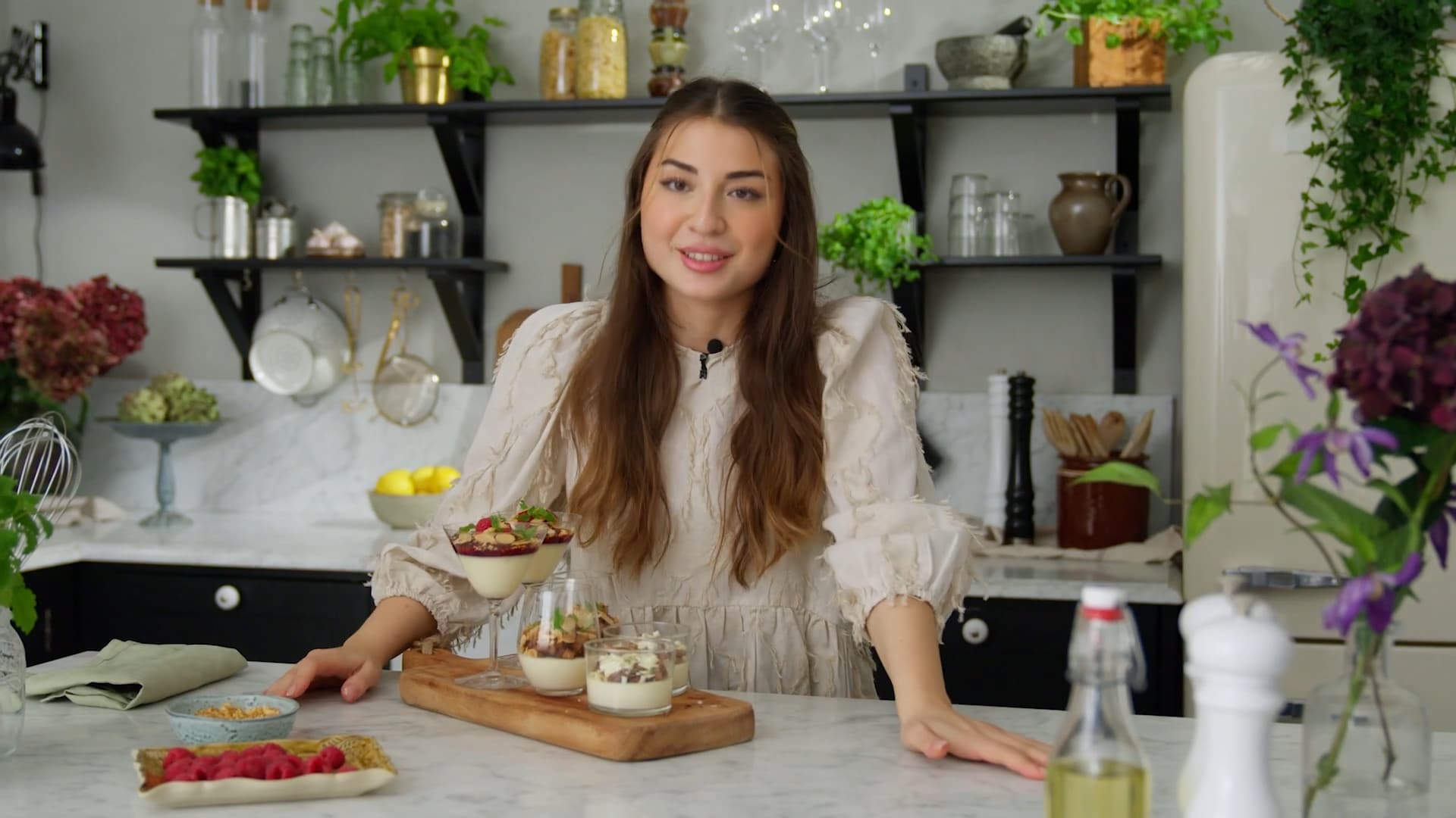 Så enkelt lagar du Aylas krämiga pannacotta