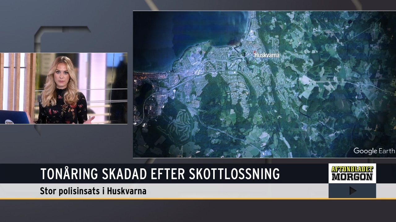 Ung pojke skjuten i Huskvarna