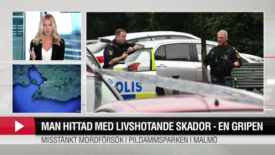 Man hittad med livshotande skador - en gripen