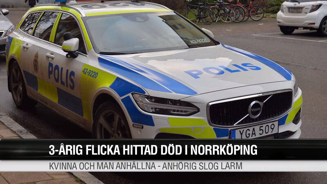 3-årig flicka hittad död i Norrköping