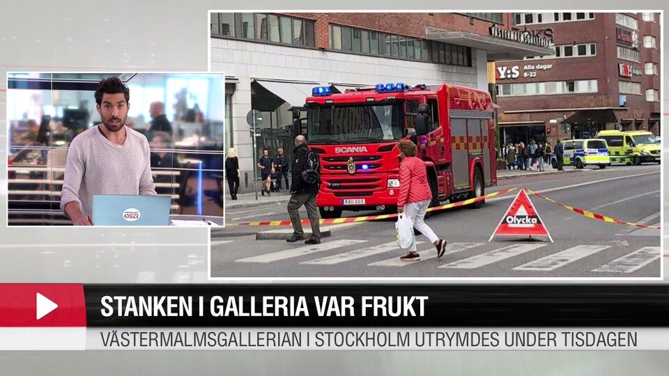 Stanken i galleria var frukt