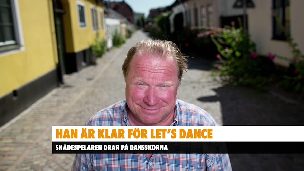 Han är klar för Let’s Dance