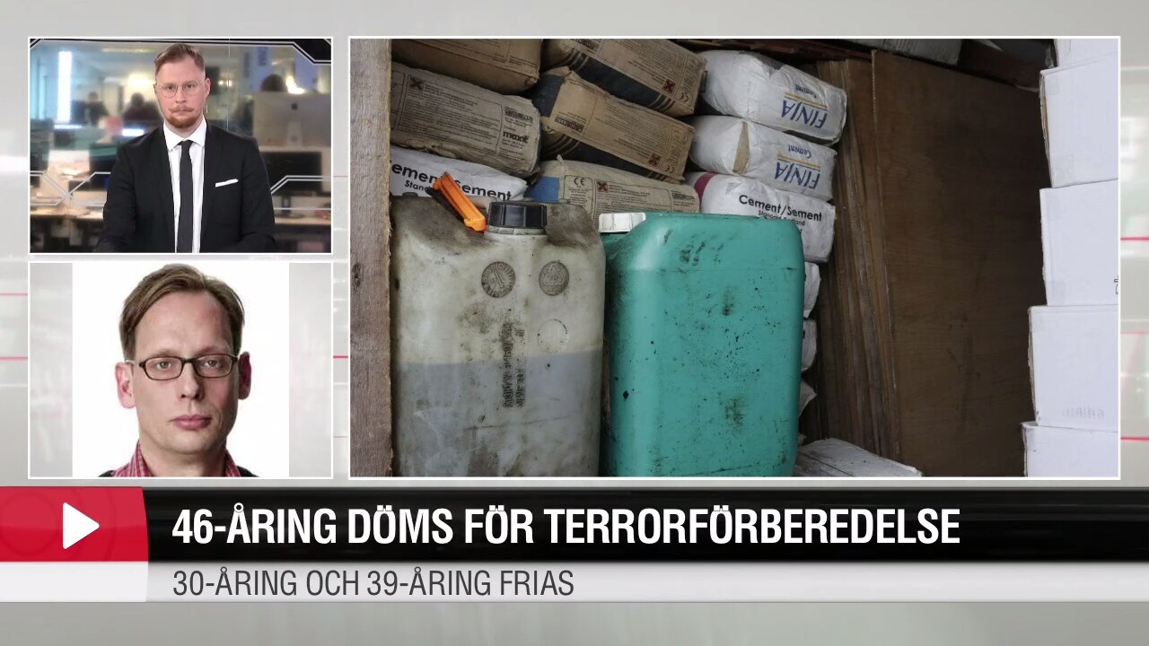 Döms för terrorförberedelse