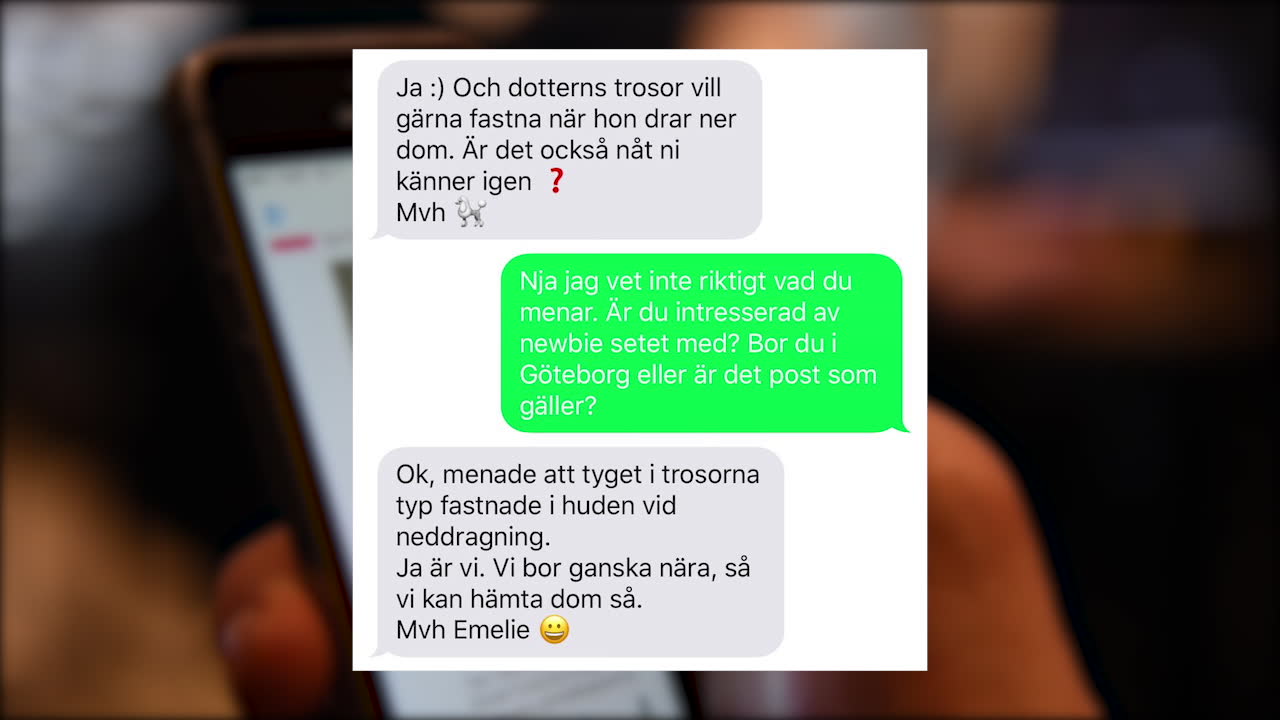 Fick obehagliga tros-sms: “Arg och ledsen”