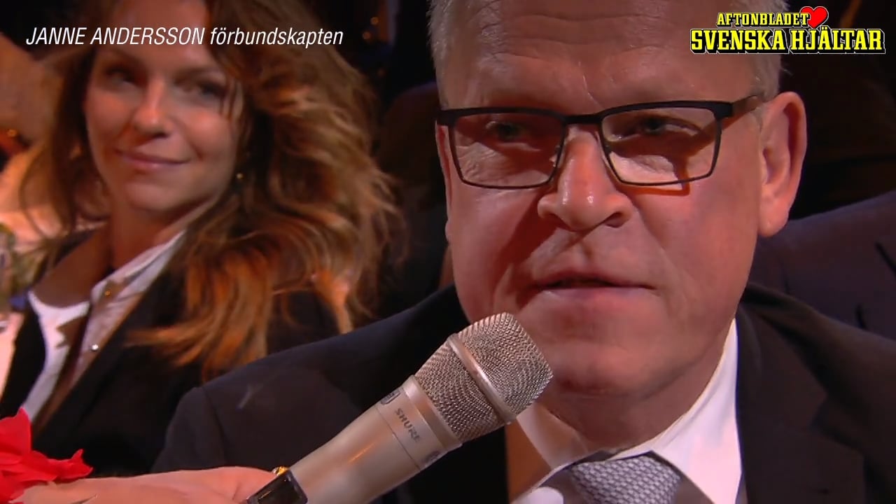 Janne Anderssons känslosamma hyllning: Glad, rörd och tacksam