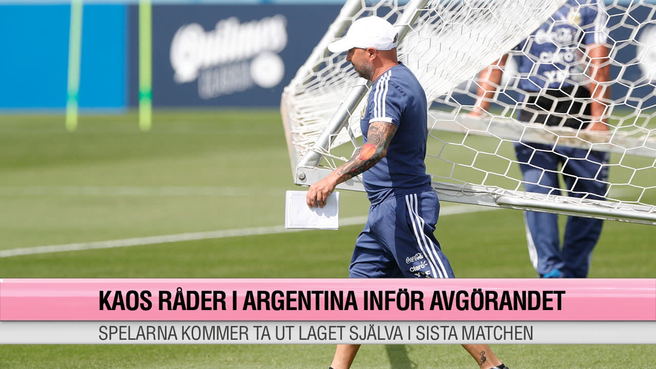 Kaos råder i Argentina inför avgörandet