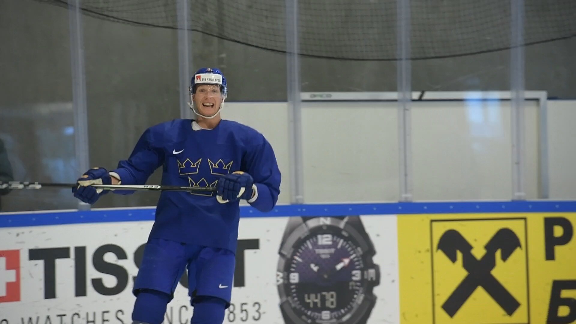 Klingbergs stora show – under VM-träningen