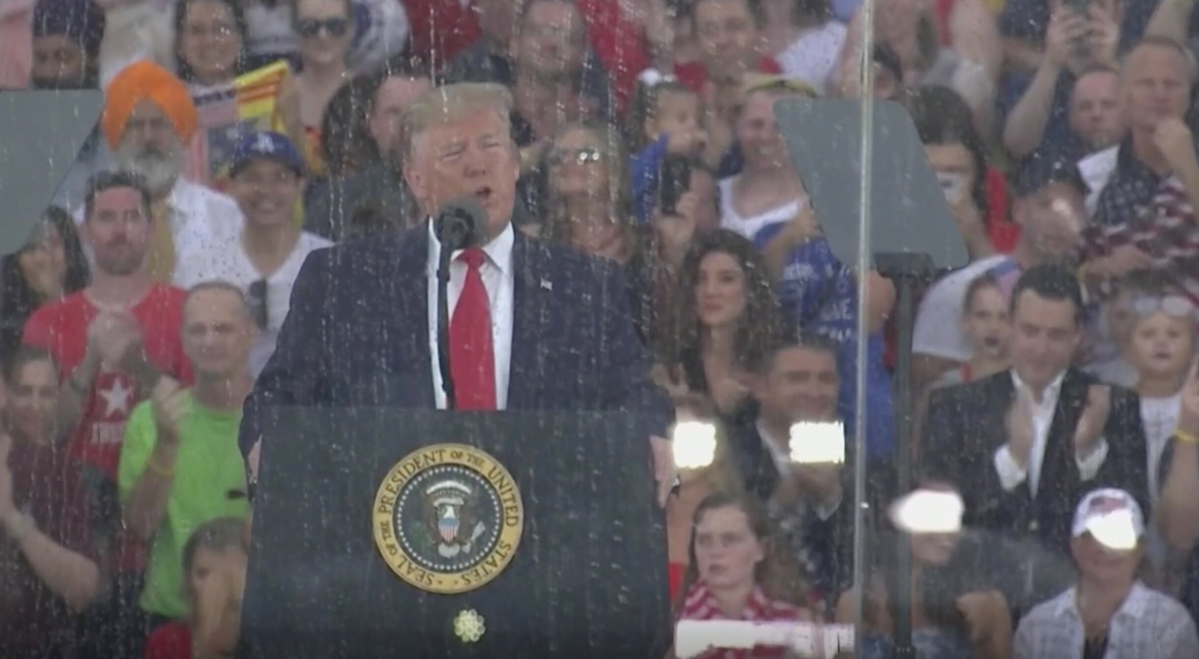 Donald Trumps tal på nationaldagen