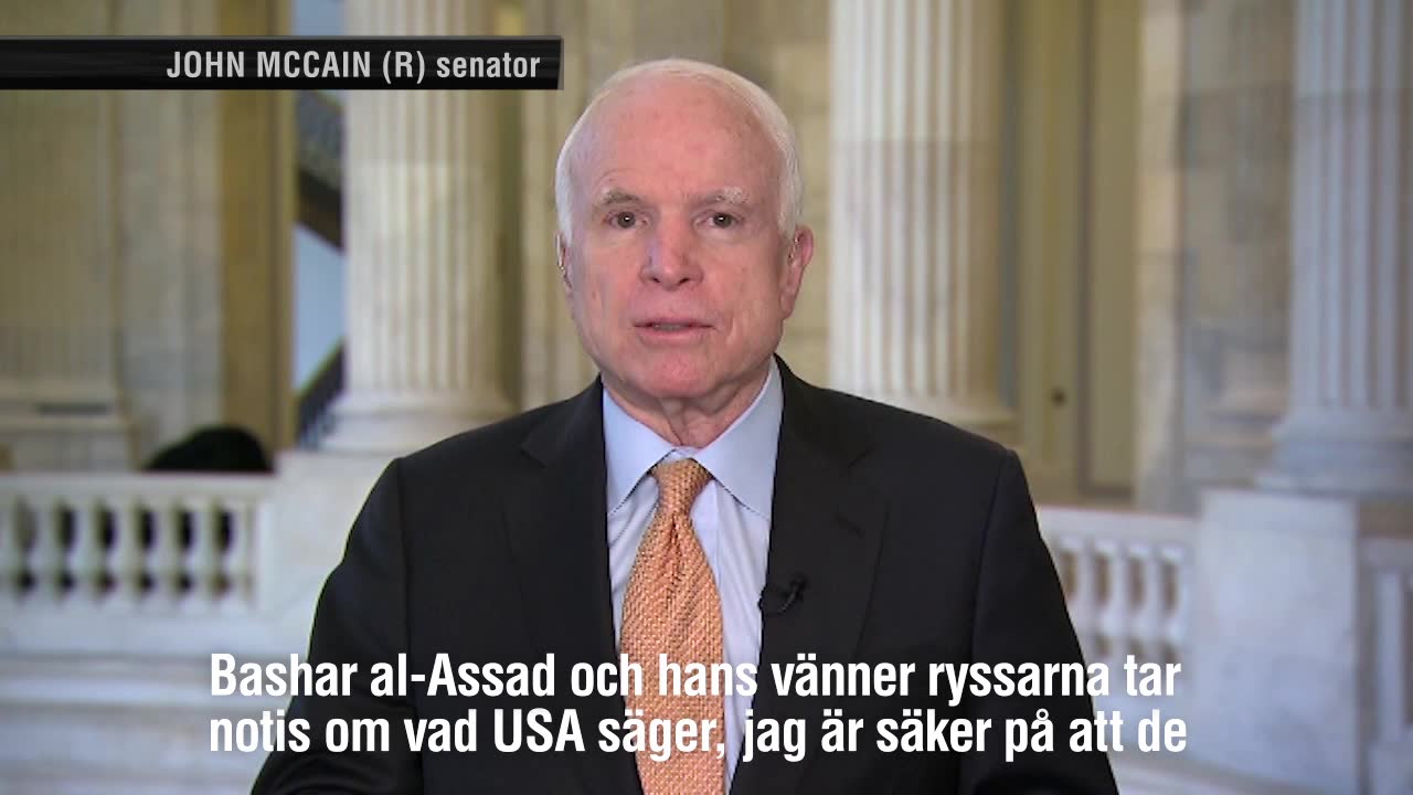 ”al-Assad lyssnar på vad USA säger”