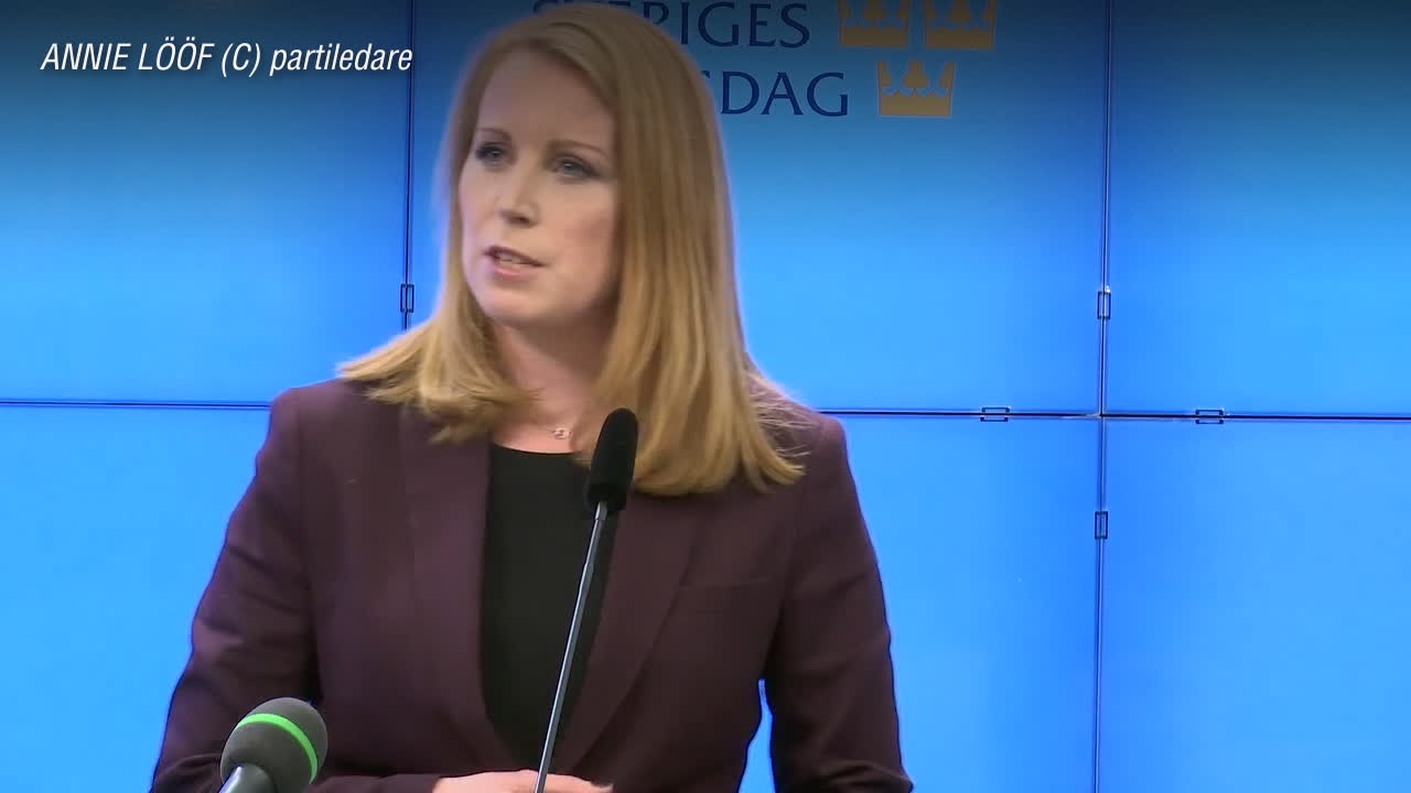 Lööf (C): ”SD & V hålls borta från regeringens politiska inriktning”