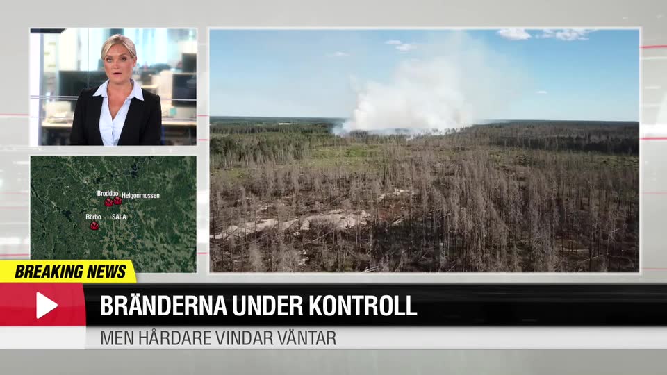 Bränderna under kontroll