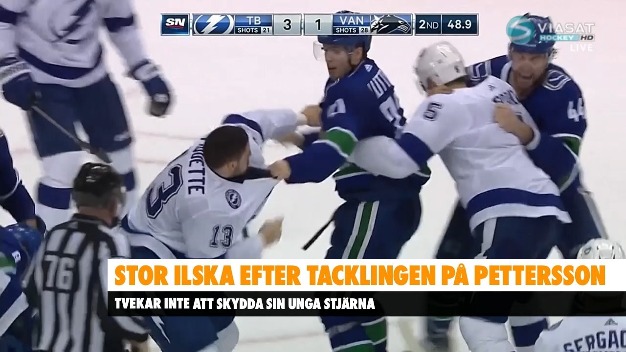 Stor ilska efter tacklingen på Pettersson