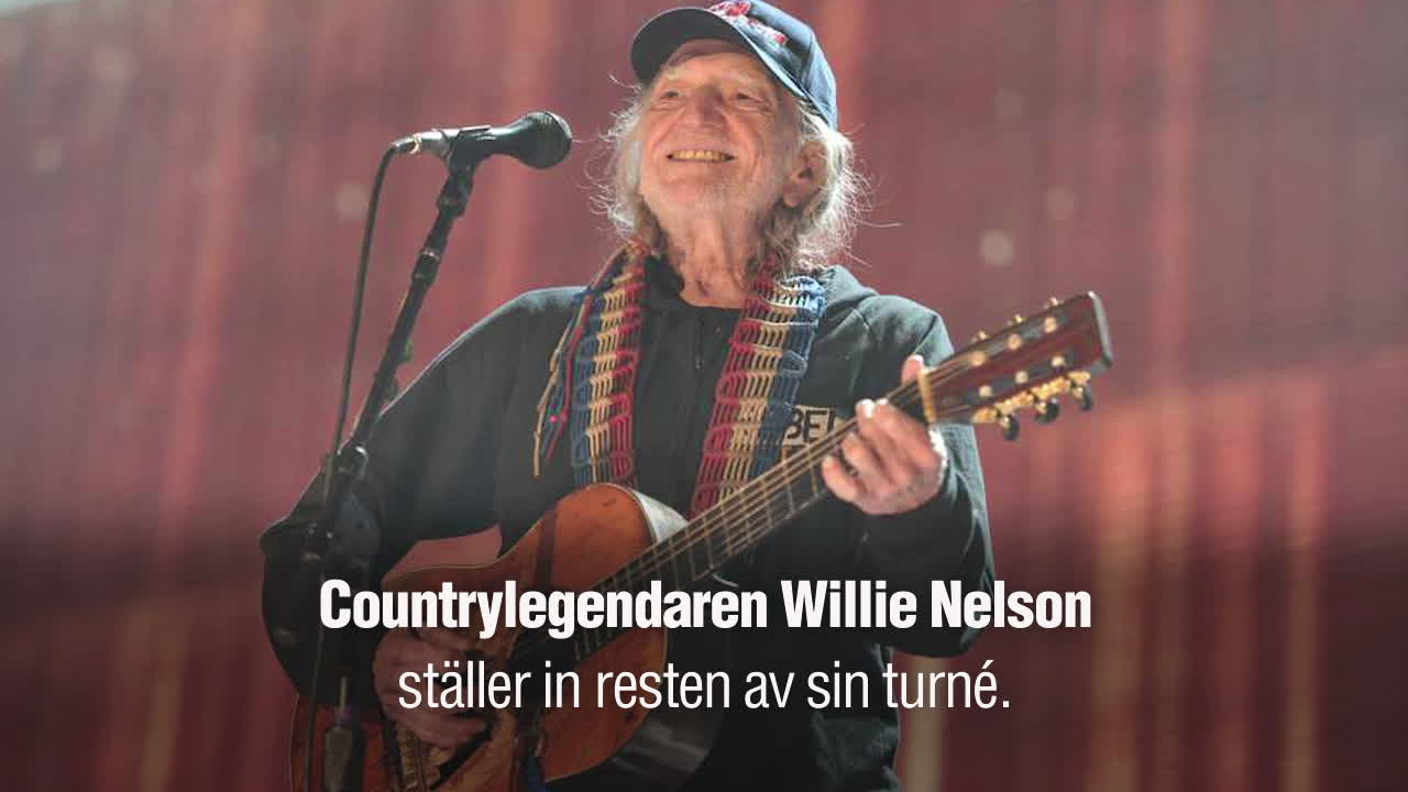 Willie Nelson hoppar av – mitt under turnén