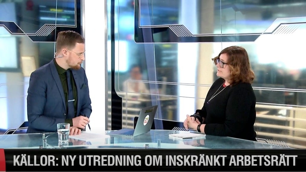 Källor: Ny utredning om inskränkt arbetsrätt