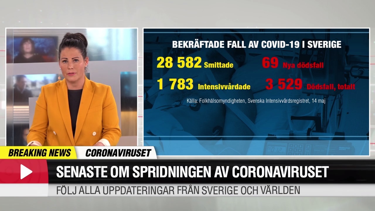 Hör det senaste om spridningen av coronaviruset, 14 maj