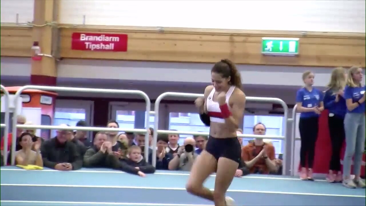 Här sätter Angelica Bengtsson nytt svenskt årsbästa