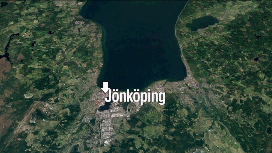 Bil exploderade i Jönköping