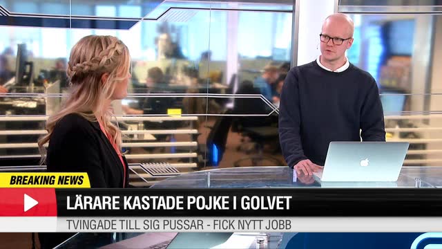 Lärare kastade pojke i golvet