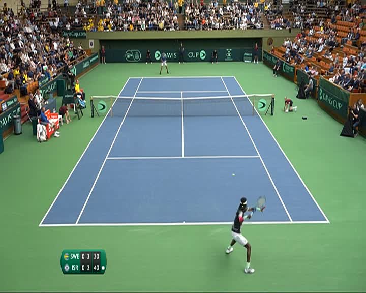 Höjdpunkter när Ymer ordnade svensk seger i Davis Cup