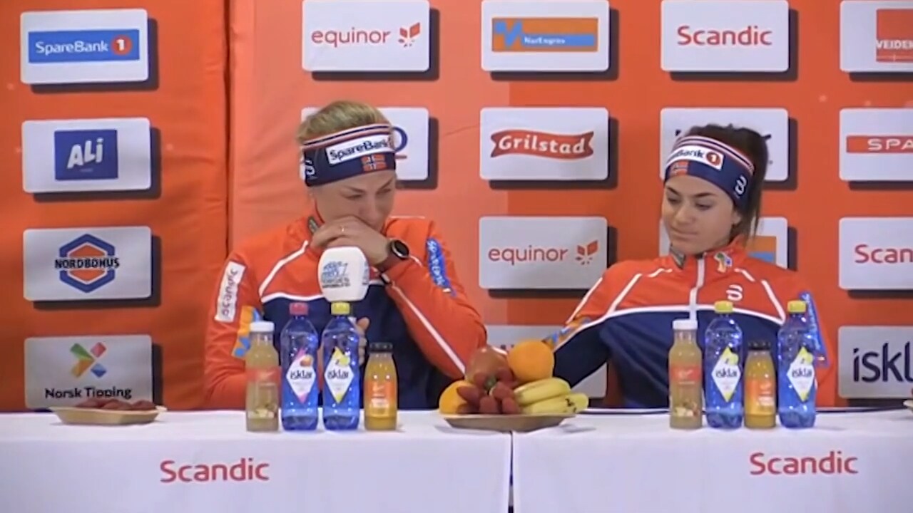 Norska tårarna på presskonferensen