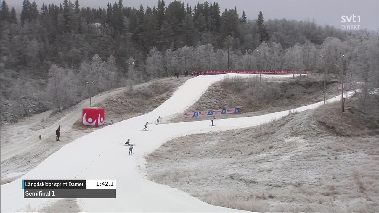 Ribom tar hem sprinten – Karlsson på pallen