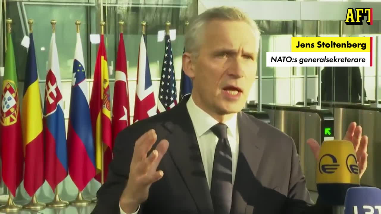 Stoltenberg: ''Jag är säker på att Finland och Sverige blir godkända''