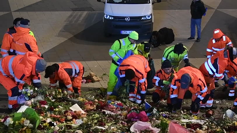 Blomsterhavet i Stockholm tas nu bort