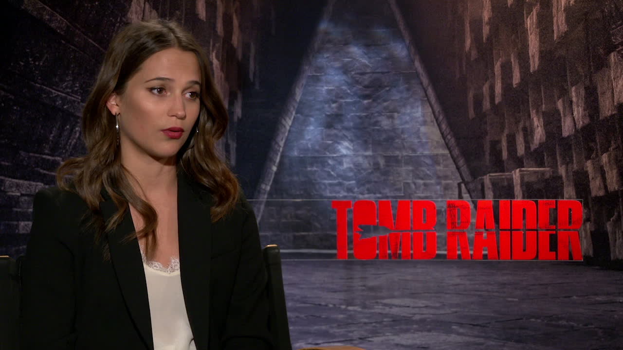 Alicia Vikander som actionhjälten Lara Croft