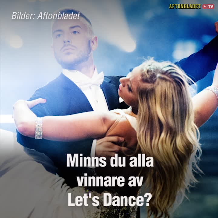 Minns du alla vinnare av Let’s Dance?