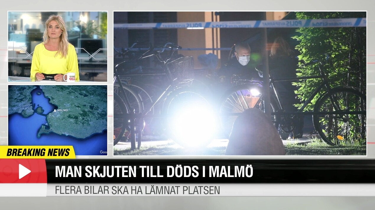 Man skjuten till döds i Malmö