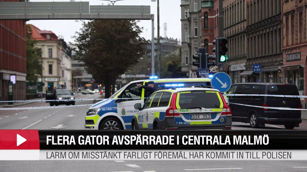 Misstänkt farligt föremål hittat i Malmö