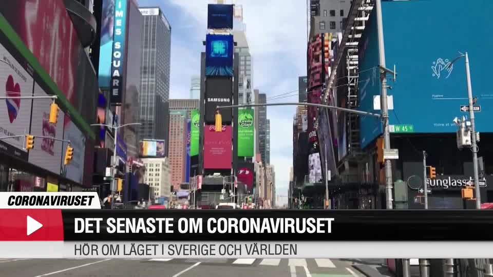 Senaste om corona – ny lag i Sverige & därför är New York så hårt drabbat