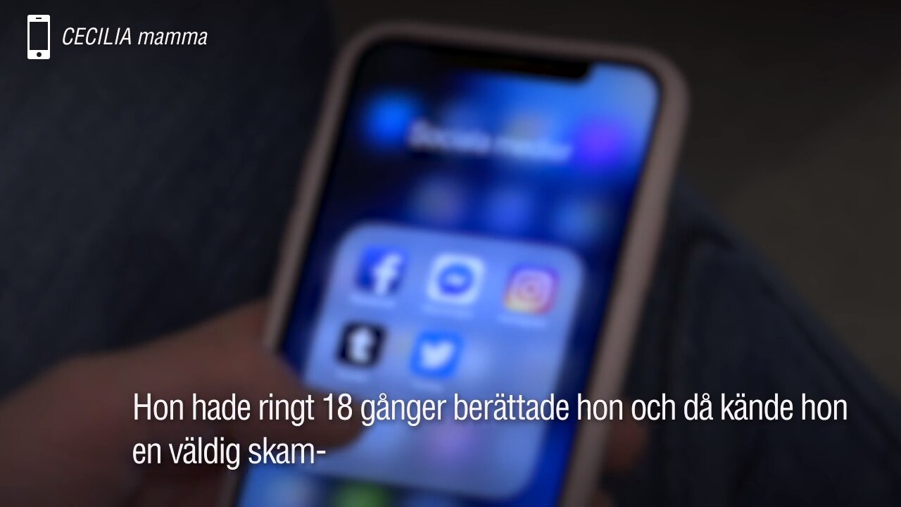 Cecilia: ”Jag blev förskräckt och tänkte: Vad gör han?”