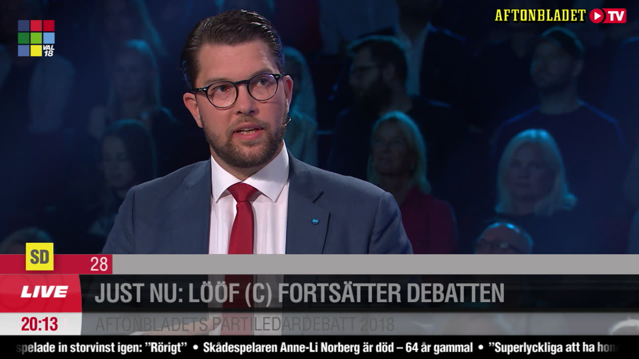 Lööf (C) till Åkesson (SD): "Lyssna på mig, inte på Avpixlat"